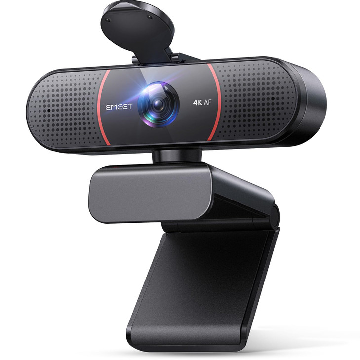 EMEET C960 4K Webcam for PC 4K UHD CMOS Sensor PDAF Auto Focus Dual Omnidirectional Mics Auto Light Correction 73 FOV Pl