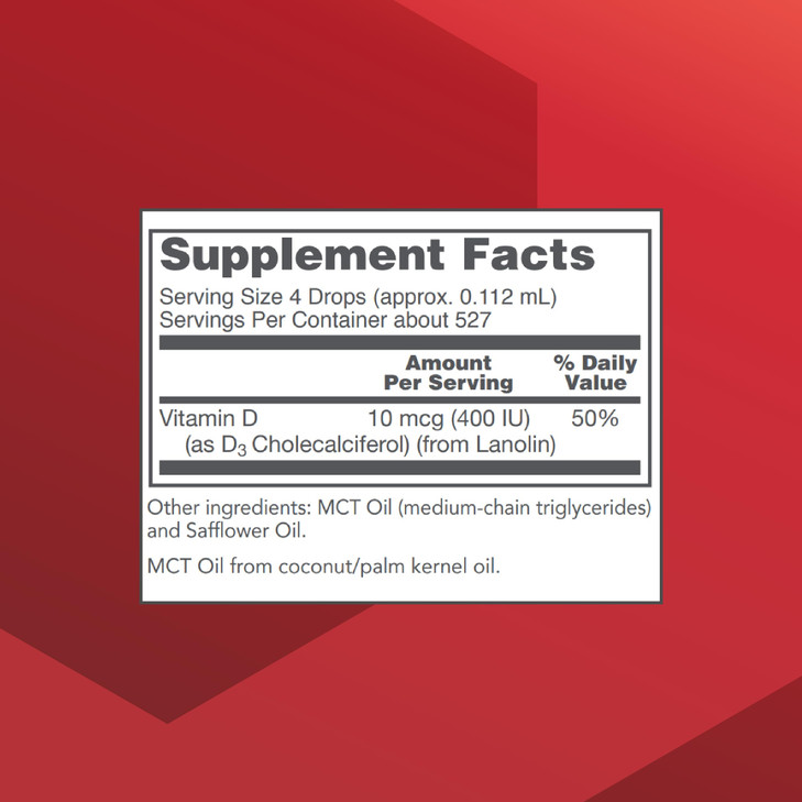 PROTOCOL FOR LIFE BALANCE - Liquid Vitamin D-3 - Supports Calcium Absorption, Bone and Dental Health, and Immune Function in Easy to Administer Drops online at globaldelivered