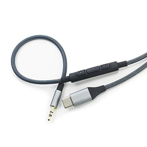 NewFantasia USB C to 25mm Audio Cable Compatible with Bose 700 QuietComfort Ultra QC35 QC35ii QC45 Headphone Remote Volu