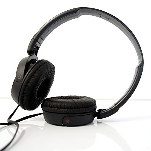 Sony ZX110 OverEar Dynamic Stereo Headphones Black