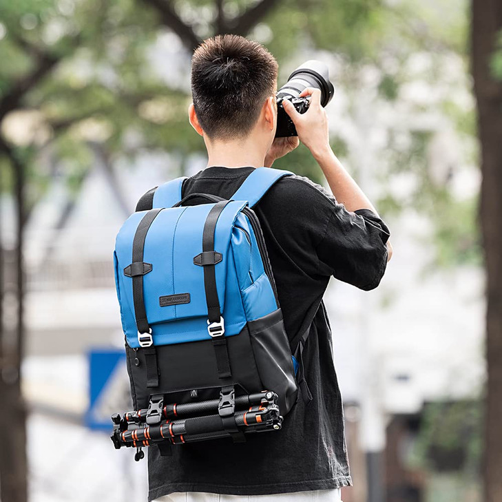 KF Concept Camera Backpack Camera Bags for Photographers Large Capacity Camera Case with Raincover15156 Inch Laptop Comp