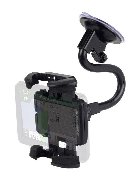 Scosche IUHW9R StuckUp 2-in-1 Mount Kit for Mobile Devices, Non-Magnetic, Vent Mount or Suction Cup Base for Vehicles, XL