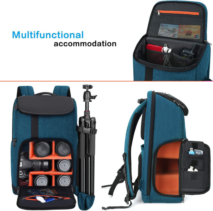 MOSISO Camera Backpack DSLRSLRMirrorless Large MenWomen Photography Camera Bag Case with 173 inch Laptop CompartmentTrip