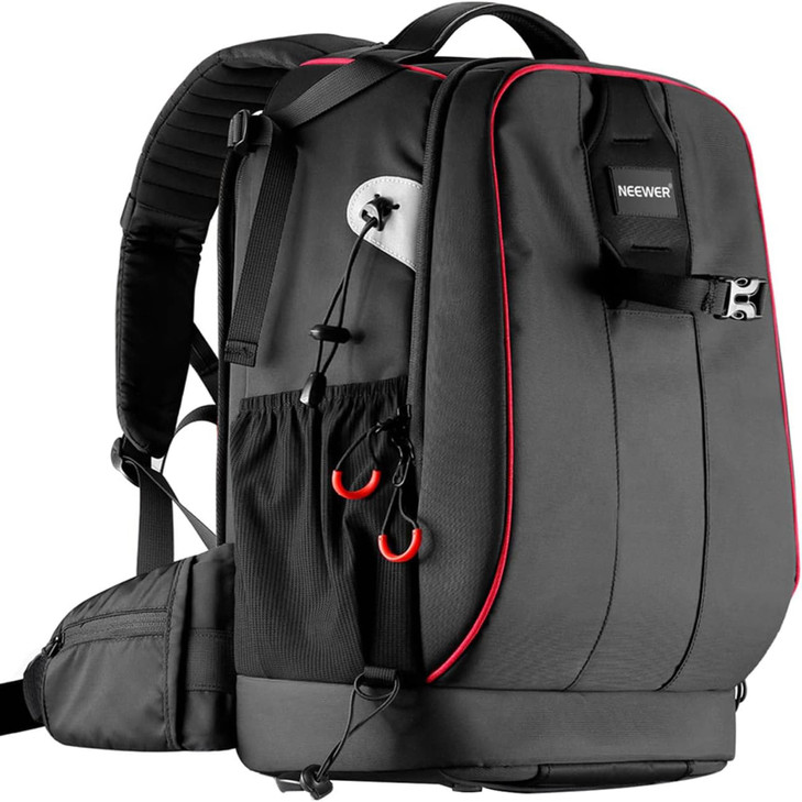 Neewer Pro Camera Case Waterproof Shockproof Adjustable Padded Camera Backpack Bag with Anti Theft Lock for DSLR Compati