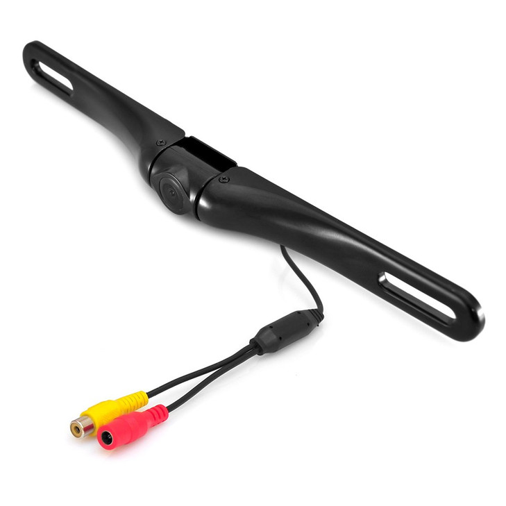 Pyle Car Backup Camera Rearview Mirror Screen Reverse Parking Sensor HD 7 LCD Screen Monitor Distance Scale Line Waterpr