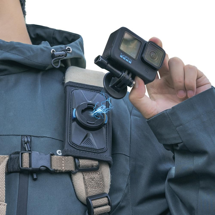 Magnetic Backpack Shoulder Strap Mount Magnetic Quick Release Backpack Mount Bag Belt Shoulder Strap Holder Clip Compati