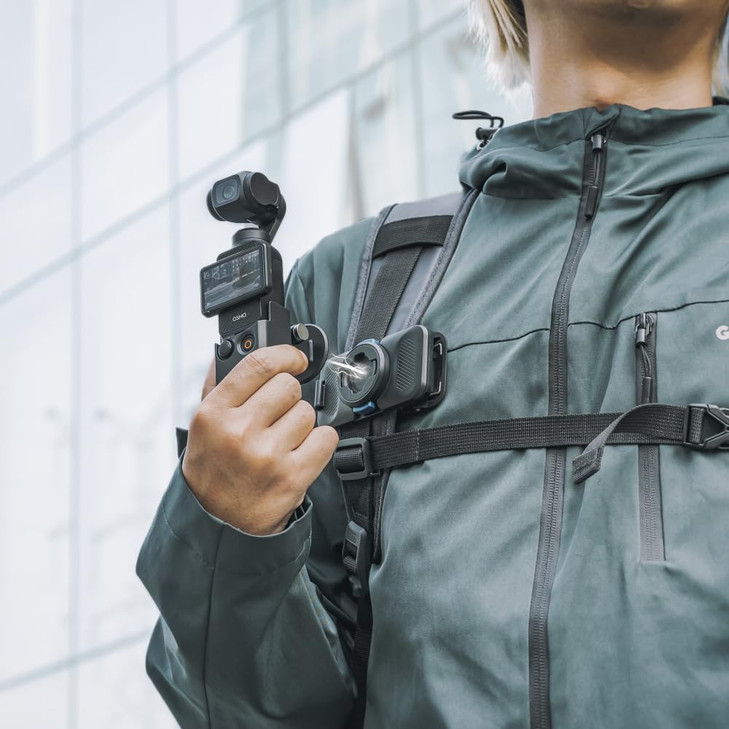SKEZN Pocket3 Magnetic Backpack Shoulder Strap Clip Mount Magnetic Quick Release Backpack Mount Bag Belt Shoulder Strap