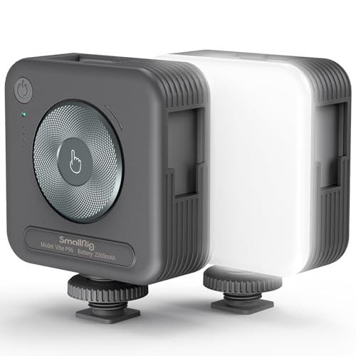 SmallRig P96 LED Video Light Portable Camera Lights 96 LED Beads for Photography Video Lighting Rechargeable 2200mAh CRI