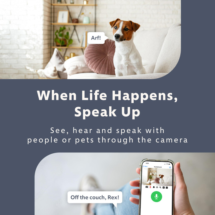 Swann EVO 2K Indoor WiFi Security Camera 2K HD Video Compact Plugin SoundMotionpetPerson Detection Live View Night Visio
