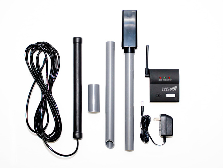 Mighty Mule FM231 Wireless Driveway Alarm Electromagnetic Vehicle Detection Indoor Receiver 400 ft Range Expandable Batt