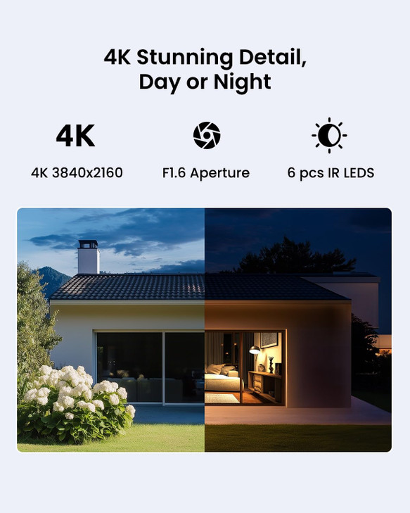 REOLINK 4K Outdoor Security Camera 245GHz WiFi 6 AI Detection Spotlight Color Night Vision 247 Recording No Monthly Fees