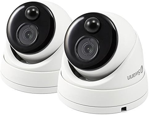Swann PRO1080MSD 2 Park AddOn DVR Dome Security Camera System with 1080p Full HD Video Indoor or Outdoor Design Plus Tru