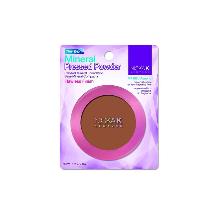 NICKA K New York Mineral Pressed Powder 0.35oz, MP105 Almond online at globaldelivered