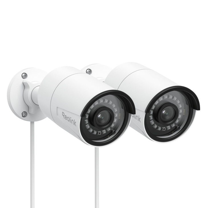 REOLINK 5MP PoE Security Camera Outdoor Indoor Surveillance for home PersonVehiclePet Detection TimeLapse 100ft IR Night