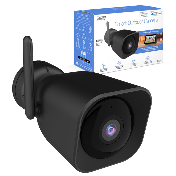 Feit Electric CAMWMWiFi 1080p HD Outdoor WiFi Smart Home Security Camera with Night Vision