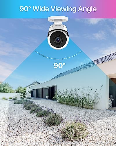 ZOSI 4PACK 1920TVL 1080P HD TVI Security Cameras 120ft Night Vision CCTV Cameras Home Security DayNight Waterproof Camer