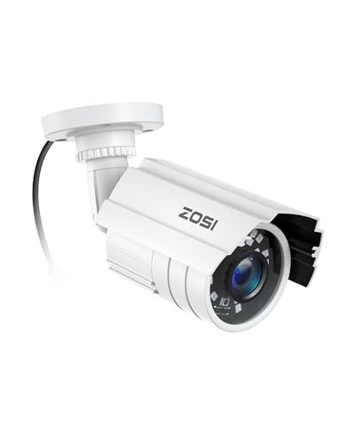 ZOSI 1080P 20MP HD 1920TVL Hybrid 4in1 TVICVIAHD960H CVBS CCTV Security Camera Indoor Outdoor 80ft Night VisionAluminum