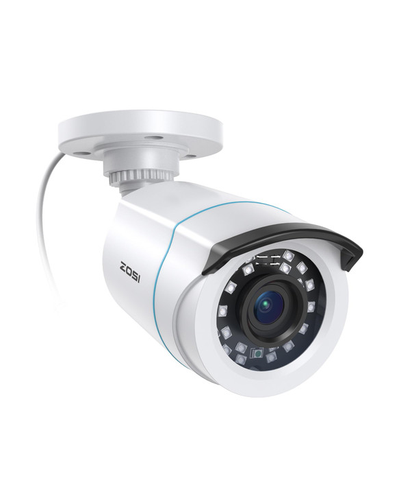 ZOSI 2MP 1080p HD Security Camera Outdoor Indoor 1920TVL Hybrid 4in1 HDCVITVIAHD960H Analog CVBS24PCS LEDs80ft Night Vis