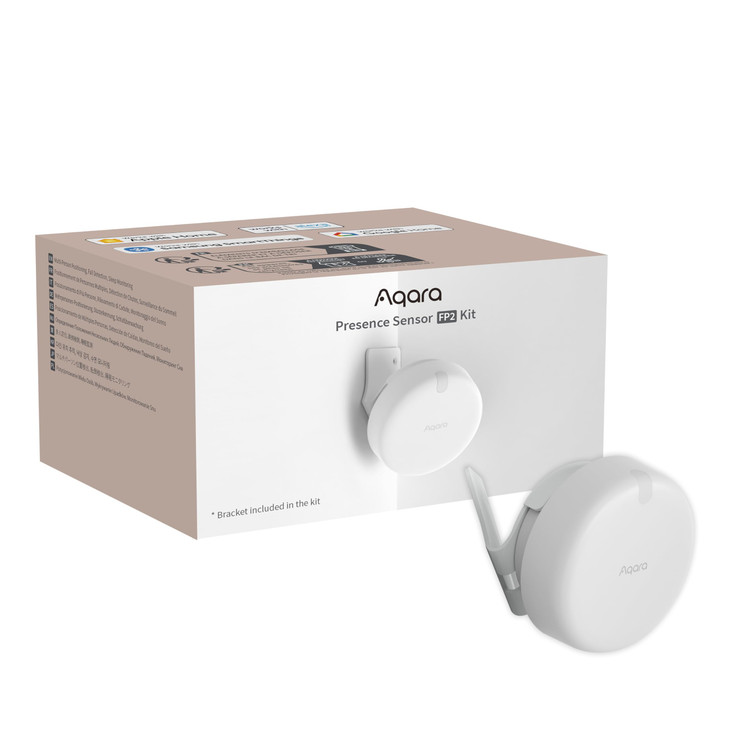 Aqara Presence Sensor FP2 Bracket Set mmWave Radar Wired Motion Sensor Zone Positioning MultiPerson Fall Detection Suppo