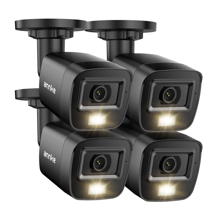 ANNKE 4 Pack 1080P HD TVI Home Security Camera Outdoor Indoor 1920TVL IP66 Waterproof NightDay Vision Surveillance CCTV