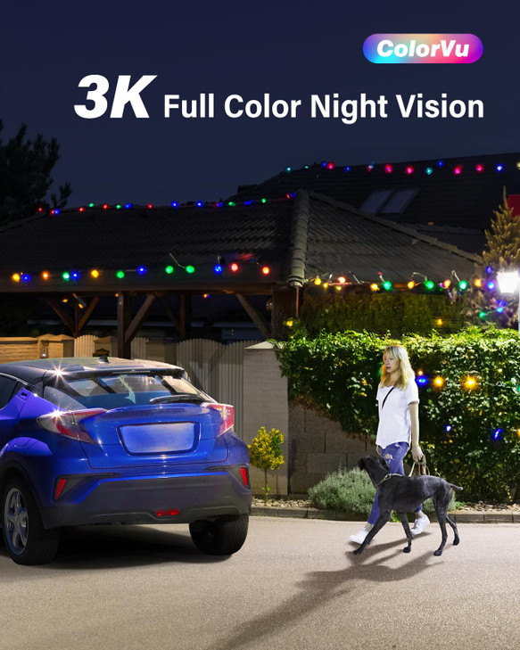 ANNKE 3K AddOn Security Bullet Camera with Full Color Night Vision 4in1 TVIAHDCVICVBS CCTV Surveillance Wired Cam with B