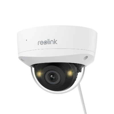 REOLINK 5MP Outdoor Security IP Camera Turret Surveillance PoE with 28mm Lens130 DiagonalIK10 Vandal ProofSmart Detectio