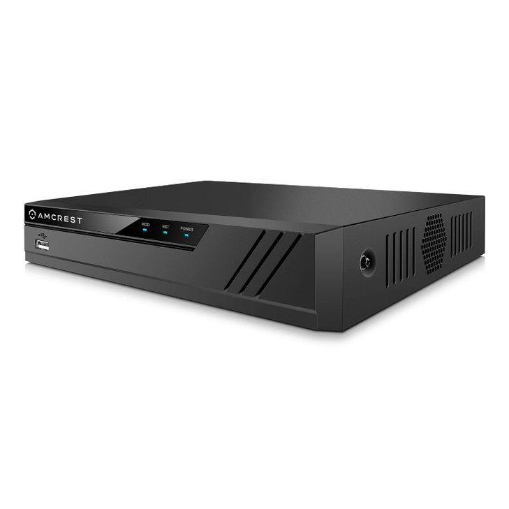 Amcrest NV4108A2 4K 8CH NVR 1080p3MP4MP5MP8MP Network Video Recorder Supports up to 8 x 8MP4K IP Cameras 8Channel Suppor