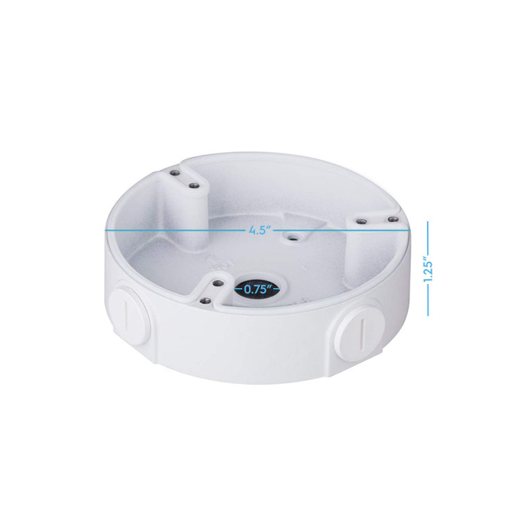 Amcrest AMCPFA136 WaterProof Junction Box for Dome Cameras Compatible w IP5MD1188EW28MM IP8M2493EWV2 IP8M2693EWAI IP8MVT