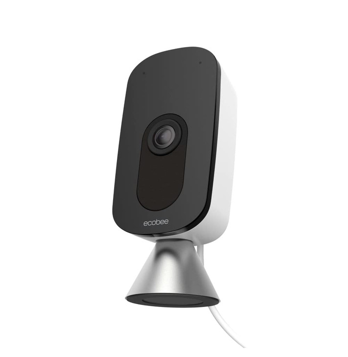 ecobee SmartCamera Indoor WiFi Security Camera Smart Home Security System 1080p HD 180 Degree FOV Night Vision 2Way Audi