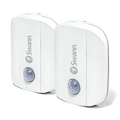 Swann Wireless Motion Alert Sensor Unit 2 Pack Easy Installation Both Indoors Outdoors with Weatherproof Design No Hub R