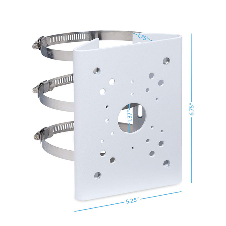 Amcrest AMCPFA150 Pole Mount Bracket Compatible w AMCPFA134 AMCPFA136 AMCPFA13A AMCPFA120 IP2M850E IP2M853EW IP2M858W IP