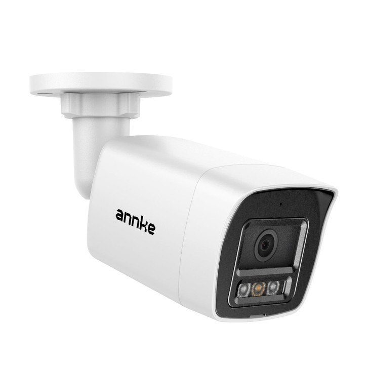 ANNKE Security 4K 8MP PoE Camera Surveillance Outdoor AI IP Cam with MicAudio AI HumanVehicle Detection Smart Dual Light