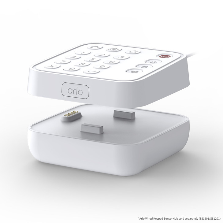 Arlo Cellular Battery Backup Box Certified Accessory Only Works with Arlo Home Security System SS1501 and SS1201 White L