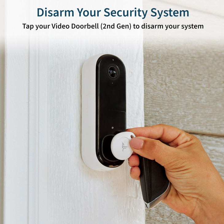 Arlo Security Tag Arlo Certified Accessory Works with Home Security System and Video Doorbell 2nd Generation WhiteBlack