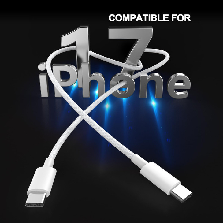MFi Certified iPhone 17 16 15 Charger Cord 6FT 2 Pack 60W USB C to USB C Charging Cable Cord Long for iPhone 1717 Pro17