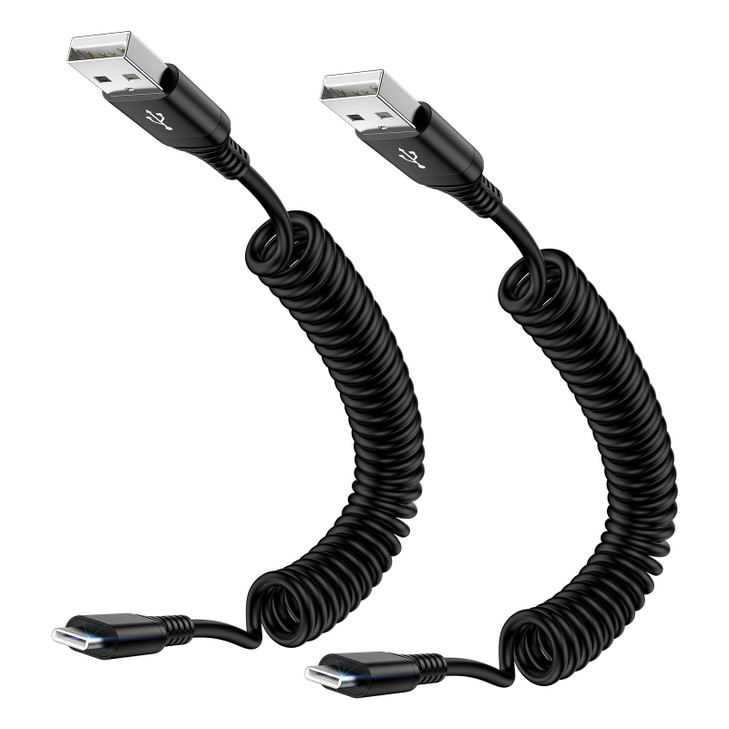 for iPhone 16 Car Charger Cable 2Pack 3FT Retractable USB C Cable Coiled Charging Cord for iPhone 1717 Pro Max17 Air16e1