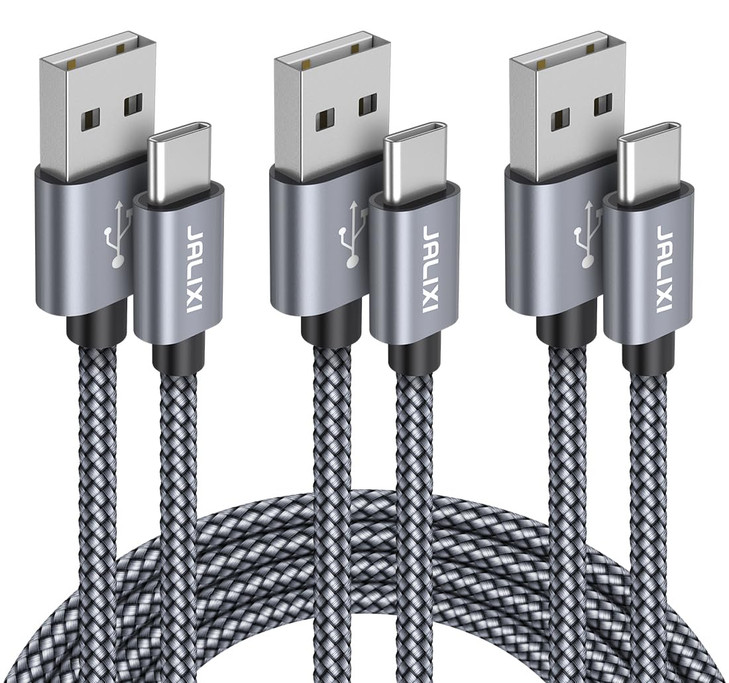 3 Pack 3ft USB to USB C Cable Fast Charging USB A to Type C Charger Cord for iPhone 16 15 ProPro MaxPlus Samsung Galaxy
