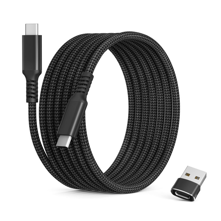 Basesailor for iPad mini 7 Charger Cable 10FTUSB C to USBC Cord 60W with USB AdapterFast Power Delivery Charging Cord fo