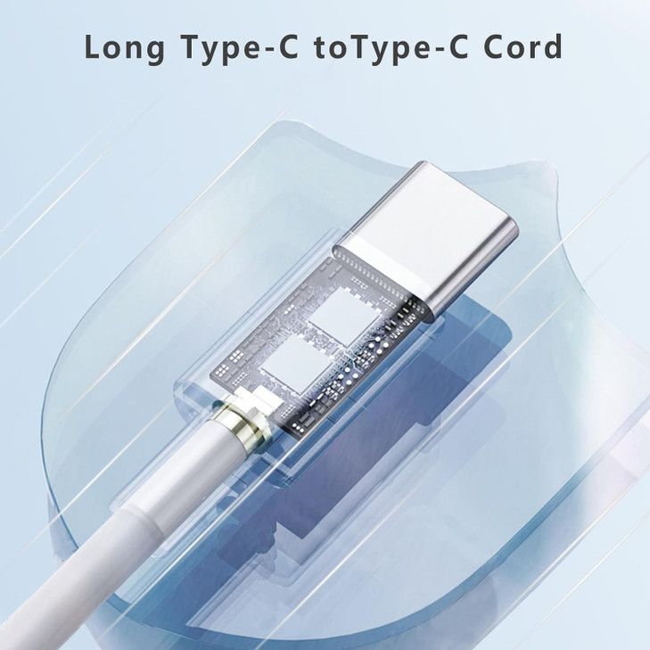 UIIZIBVKJZ 10FT USB C to USB C Cable 60W2Pack Type C Charger Cable Fast Charging Cord for iPhone 16 15 Pro Max Plus iPad