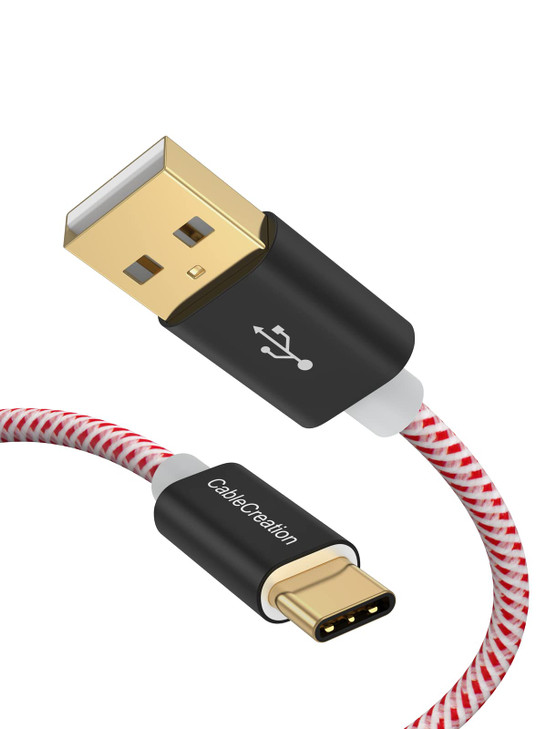 CableCreation Short USB C Cable 08FT USB A to USB C Braided Fast Charging Type C Data Cord for iPhone 151617Galaxy S22iP