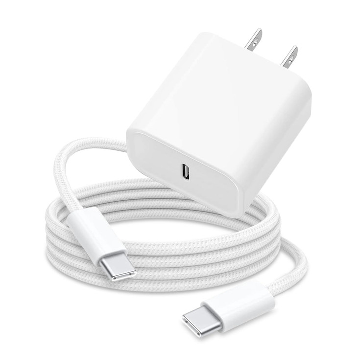 6FT 20W USB Type C Fast Charger Block for iPhone 16e 17 16 15 Pro MaXAirPods 4 4th AirPods Pro 3 2 2nd iPad Pro Air 1312