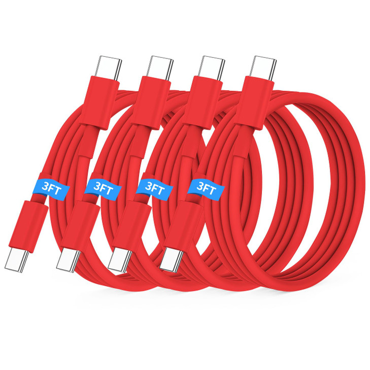 Essri USB C to USB C Cable 3FT for Apple iPhone 16 15 Charger Cord4Pack 60W C to C Cable Fast Charging Wire for iPhone 1