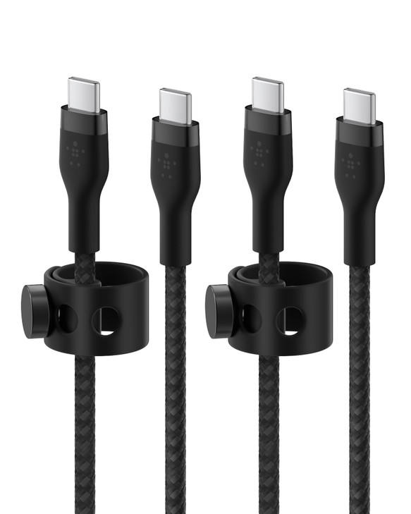 Belkin BoostCharge Pro Flex Braided USBC to USBC Charger Cable 66ft2M USBIF Certified Fast Charging Cable for iPhone 16