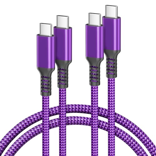 Basesailor for iPhone 17 16 Pro Max Charger CableUSB C to USBC 60W Cable 10ft2PackFast PD Charging Type C Cord for Apple