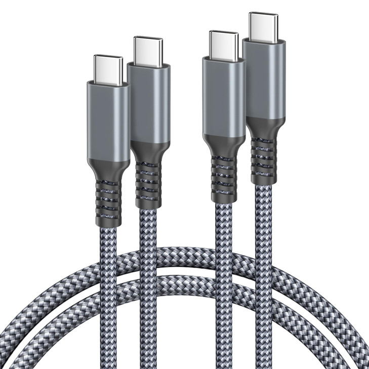 Basesailor for iPad Pro 10 10th Air 4 5 Mini 6 6th 7 6th Generation Cable 33ft2Pack60W USB C to USBC Fast Charging PD Ty