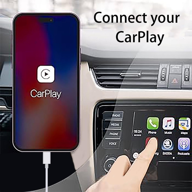 1Ft Short USB A to C Cable for Apple Carplay Cable for iPhone 1717 Air1616e15 Pro Max Plus Car Charger Charging Cord