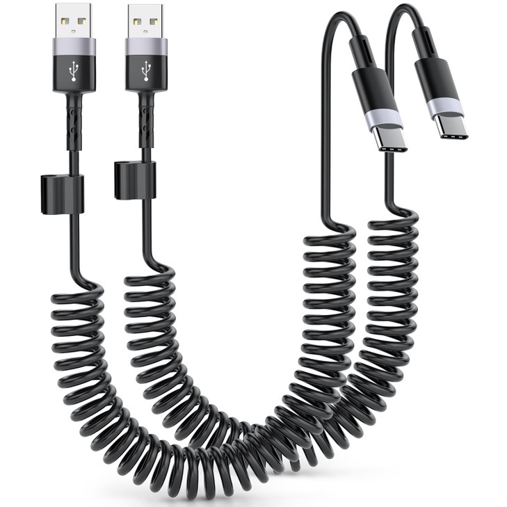 CarPlay Cable 3 FT 2Pack USB A to USB C Short Car Charger Cord for iPhone 171615 Pro Max Samsung Galaxy Google Pixel Sup