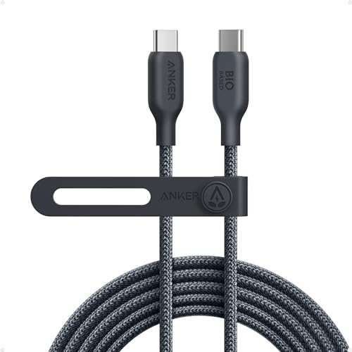 Anker USB C Cable 240W BioBraided Type C Fast Charge Cord for iPhone 17 Series MacBook Pro 2020 iPad Proand MoreUSB 20 1
