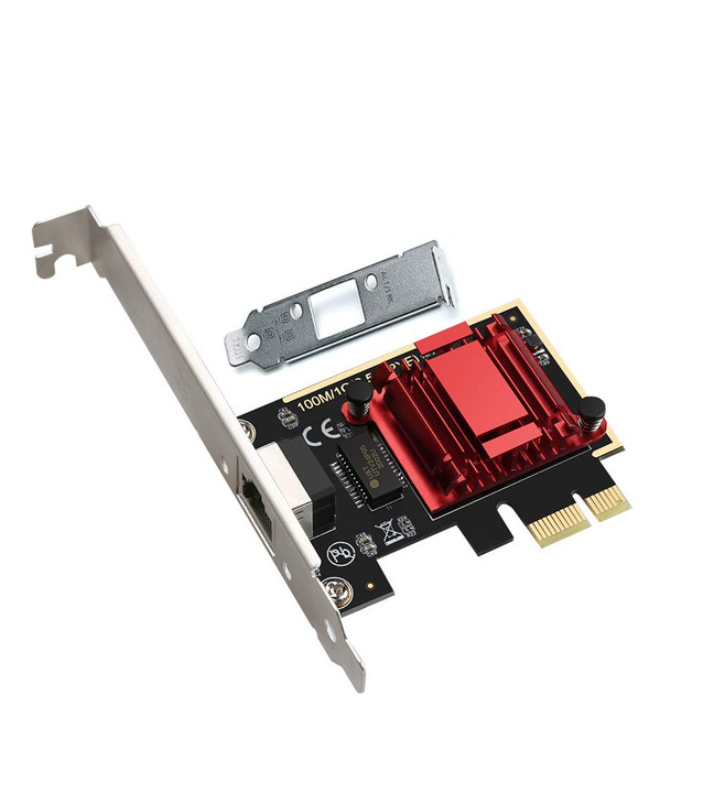 25GBaseT PCIe Network Adapter RTL8125B 25001000100Mbps PCI Express Gigabit Ethernet Card RJ45 LAN Controller Support PXE