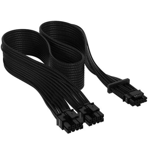 Corsair Premium 600W PCIe 50 12VHPWR PSU Cable RMX RMX Shift RMe HXi SF and SFL PSUs only Requires 2X Type4 Connectors 1